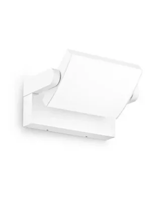 Výprodej Ideal Lux LED venkovní nástěnné svítidlo Swipe, bílé, IP54, 3 000 K