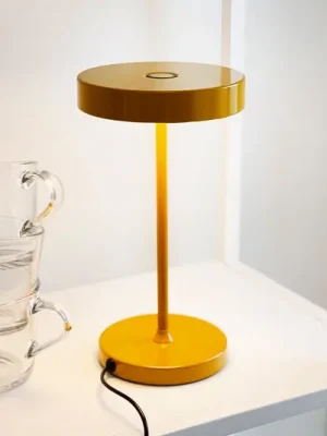 Dyberg Larsen LED stolní lampa Starlight, žlutá, výška 26 cm Koupit Online