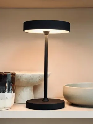 Top Prodej Dyberg Larsen LED stolní lampa Starlight, černá, výška 26 cm