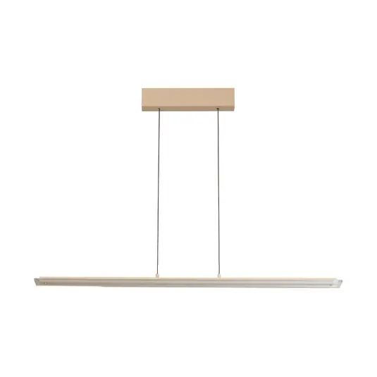 LED závěsné světlo Torvi, písková/bílá, délka 115 cm, CCT Cenový Hit
