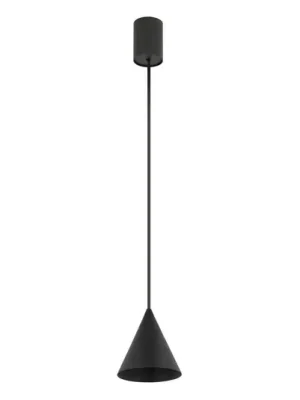 Dokud Zásoby Vydrží Závěsné světlo ZENITH, černé, Ø 11 cm, kov, GU10