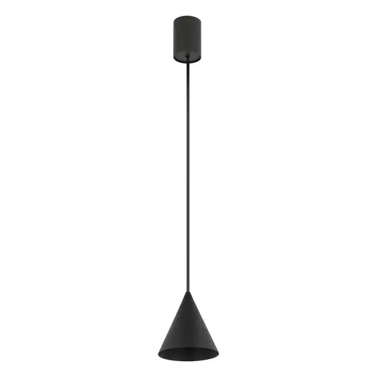 Dokud Zásoby Vydrží Závěsné světlo ZENITH, černé, Ø 11 cm, kov, GU10