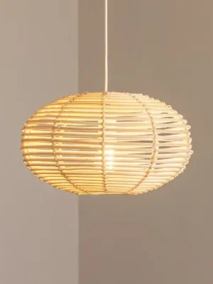 Omezená Nabídka Závěsné světlo RATTAN, Ø 40 cm, přírodní hnědá, ratan, E27