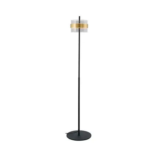 LED stojací lampa Inside, mosazná/kouřově šedá, výška 146 cm Expresní Doručení