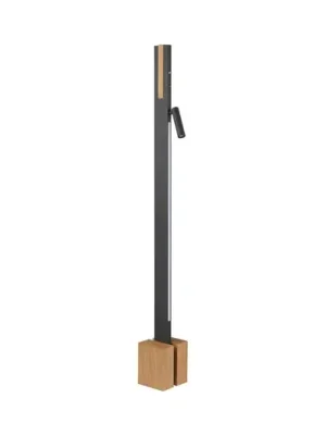 Aktuální LED stojací lampa Streamline, výška 145 cm, černá, lampa na čtení