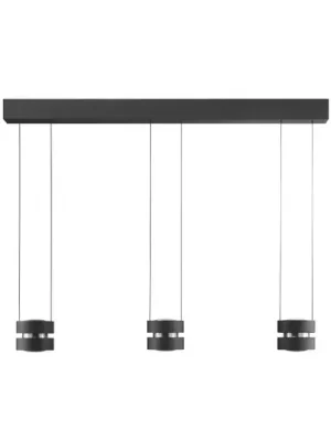 Závěsné světlo LED Glow-Sphere, délka 112 cm, černé, kov Nakupujte Hned