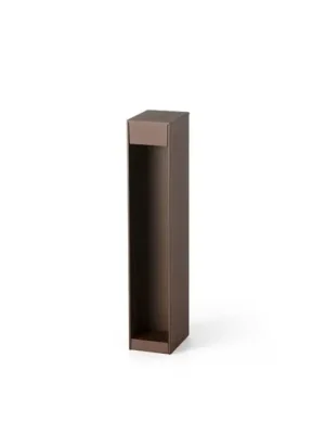 LED podsvícení soklu Cerler, hnědá, 35 cm, kov, IP65, CCT Must-Have