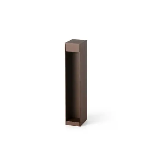 LED podsvícení soklu Cerler, hnědá, 35 cm, kov, IP65, CCT Must-Have