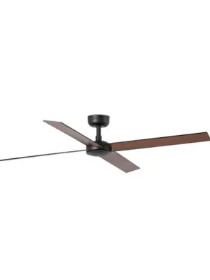 Autentický Stropní ventilátor Rudder, stejnosměrný motor, tichý, Ø 132 cm, dřevo