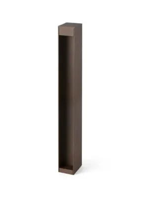 Hit Sezóny LED podsvícení soklu Cerler, hnědá, 60 cm, kov, IP65, CCT