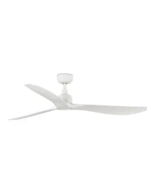 Stropní ventilátor Outwood, bílý, DC, tichý, Ø 150 cm, IP44 Hit Sezóny