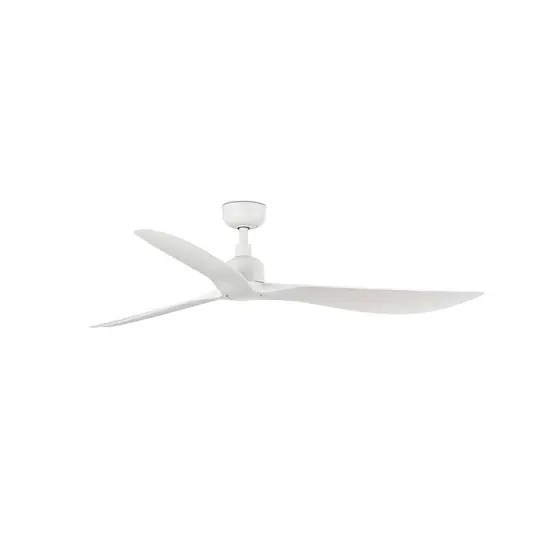 Stropní ventilátor Outwood, bílý, DC, tichý, Ø 150 cm, IP44 Hit Sezóny