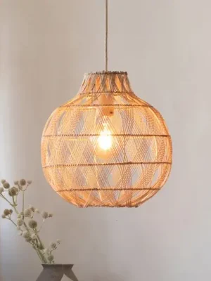 GOOD & MOJO závěsné světlo Mendoza, přírodní, 35 cm, bambus, E27 Značkový