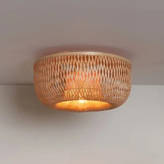 Nejlepší Cena GOOD & MOJO stropní světlo Barbados, přírodní, Ø 35 cm, bambus E27