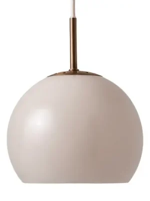 FRANDSEN závěsné světlo Ball Glass, pískově šedé, Ø 25 cm Cenově Výhodný