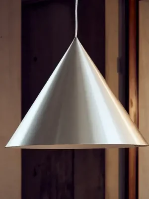 Ihned K Objednání FRANDSEN Závěsné světlo Benjamin, Ø 30 cm, hliník broušený, E27
