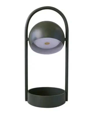 Omezená Nabídka FRANDSEN LED stolní lampa Ball Portable, olivově zelená, ocel