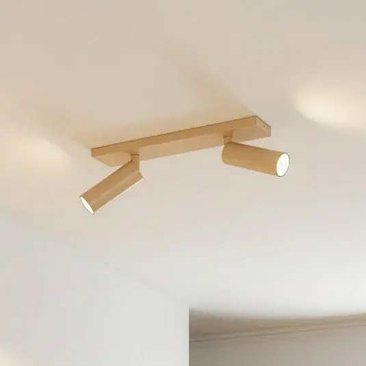 Arcchio Stropní bodové osvětlení Brinja Slim, kávová, 2 žárovky, GU10 MR11 Horká Nabídka