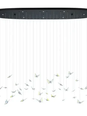Přímo Od Výrobce EGLO Stars of Light LED závěsné světlo Adrados, oválné, 8-ramenné.