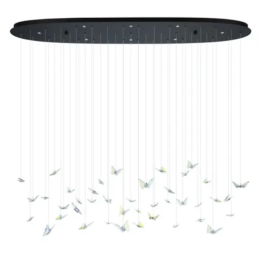 Přímo Od Výrobce EGLO Stars of Light LED závěsné světlo Adrados, oválné, 8-ramenné.