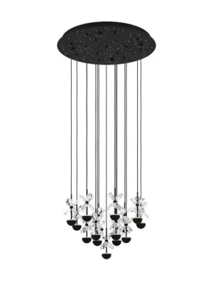 EGLO Stars of Light závěsné světlo Pianopoli černé 50x113 cm Super Cena