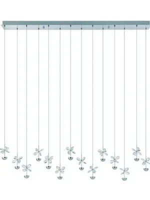 EGLO Stars of Light závěsné světlo Pianopoli, chrom délka 140 cm Top Prodej
