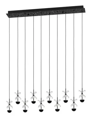 Originální EGLO Stars of Light závěsné světlo Pianopoli černá délka 87 cm