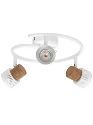 Vrácení Zdarma OSRAM stropní bodové světlo CORK SPIRAL bílý 3-bodovka GU10LED 927 stmívatelné