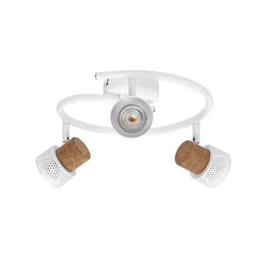 Vrácení Zdarma OSRAM stropní bodové světlo CORK SPIRAL bílý 3-bodovka GU10LED 927 stmívatelné