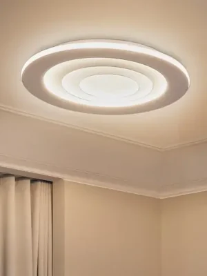 Nová Kolekce OSRAM LED stropní svítidlo ORBIS SPIRAL ROUND, Ø 69 cm, bílé 63 W