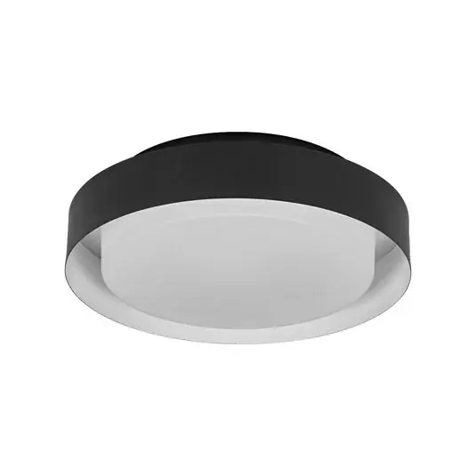Stropní světlo OSRAM ORBIS MADRID, černé, Ø 29 cm, kov/sklo Nejlepší Volba