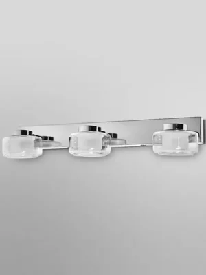 Levný OSRAM LED nástěnné světlo ORBIS FLAME, chrom, 3-bodové, CCT, IP44