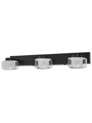 Sezónní Sleva OSRAM LED nástěnné světlo ORBIS FLAME, černé, 3 svítící plochy, CCT IP44