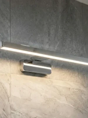 Nejlepší Volba OSRAM LED nástěnné světlo ORBIS DISC BAR, chrom, 40 cm, IP44, CCT