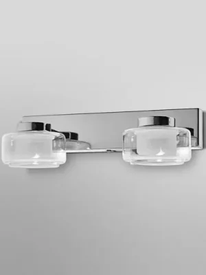 Pouze Dnes OSRAM LED nástěnné světlo ORBIS FLAME, chrom, 2 svítidla, CCT, IP44