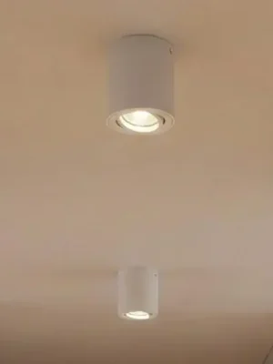 Oblíbený OSRAM stropní bodové světlo ROUND, bílý, Ø 8 cm, kov, GU10