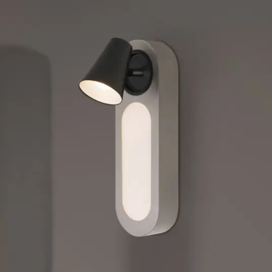 OSRAM LED nástěnné světlo NEPTUNE, bílé, 1 bodovka, kovový vypínač Jen Po Omezenou Doba