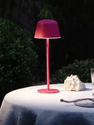 OSRAM LED stolní lampa na baterie ENDURA STYLE magenta 30 cm IP44 CCT Novinka