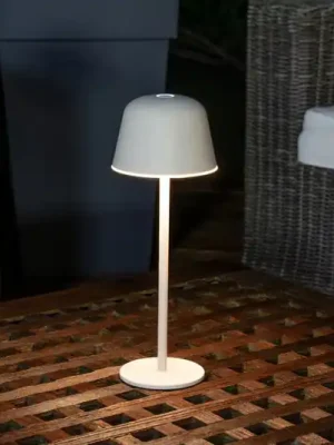 Kup Teď OSRAM LED stolní lampa na baterie ENDURA STYLE, béžová 30 cm IP44 CCT