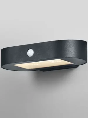 Rychlé Dodání OSRAM LED nástěnné světlo se senzorem ENDURA STYLE SOLAR OVAL 20 cm 830
