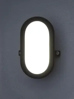 Sezónní Sleva OSRAM LED venkovní nástěnné svítidlo BULKHEAD černá 6W plast IP54