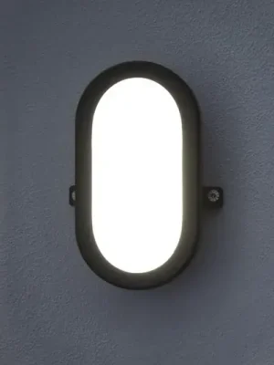 Omezená Nabídka OSRAM LED venkovní nástěnné svítidlo BULKHEAD, černá 11 W plast IP54