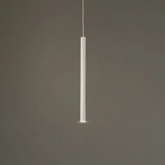 Závěsné světlo LED Rulo, béžové, ocel, Ø 3,2 cm Speciální Cena