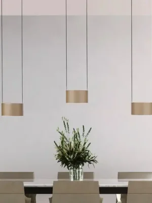 Závěsné světlo PURE Clipse, bronzová, délka 110 cm, CCT, 6 žárovek Aktuální