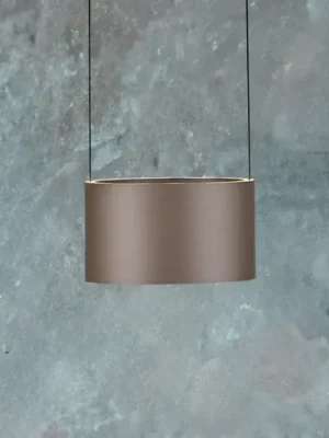 Nízká Cena LED závěsné světlo PURE Clipse, bronzová barva, Ø 20 cm, CCT, 2 žárovky