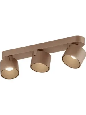 LED stropní bodové osvětlení PURE Cup, bronzová barva, 56 cm, kov, 3 žárovky Akční Cena