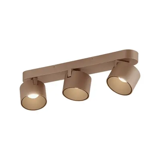 LED stropní bodové osvětlení PURE Cup, bronzová barva, 56 cm, kov, 3 žárovky Akční Cena