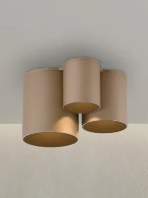 Nejprodávanější LED stropní svítidlo do koupelny PURE Point, bronzové, 18 cm, 3 žárovky, IP44