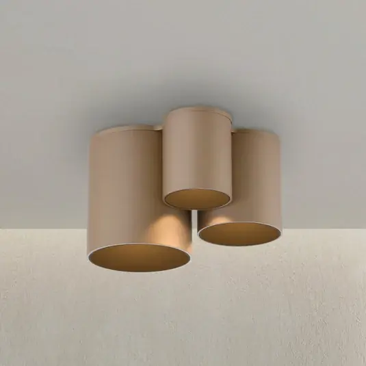 Nejprodávanější LED stropní svítidlo do koupelny PURE Point, bronzové, 18 cm, 3 žárovky, IP44