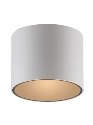 LED stropní svítidlo do koupelny PURE Point, bílé, Ø 18 cm, kov, IP44 Akční Cena